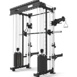 ATX Wall Cable Smith Rack avec Multipresse Guidée et 2 x 90 kg – Station de musculation compacte à fixation murale