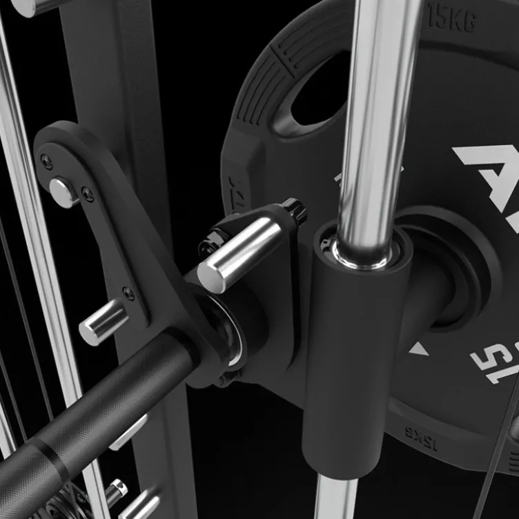 ATX Wall Cable Smith Rack avec Multipresse Guidée et 2 x 90 kg – Station de musculation compacte à fixation murale