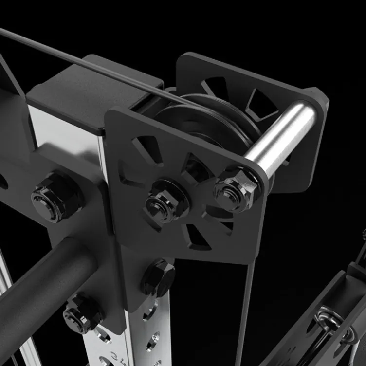 ATX Wall Cable Smith Rack avec Multipresse Guidée et 2 x 90 kg – Station de musculation compacte à fixation murale