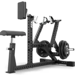 Back contractor machine ATX à charge libre jusqu'à 250 kg avec bras de levier unilatéraux - Row machine