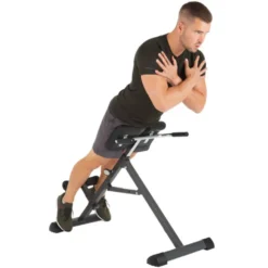 Back trainer pliable pour l'entraînement des muscles du dos - Banc hyper-extension 45°