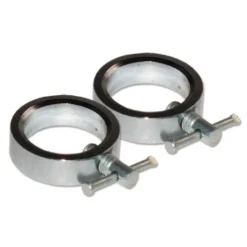 Bague de serrage réglable chromée pour disques et barres standards 30 mm
