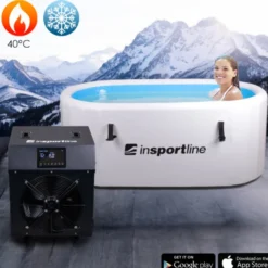 Baignoire d'eau glacée avec thermostat 160 X 85 X 65 cm avec système de chauffage intégré pour la récupération des muscles