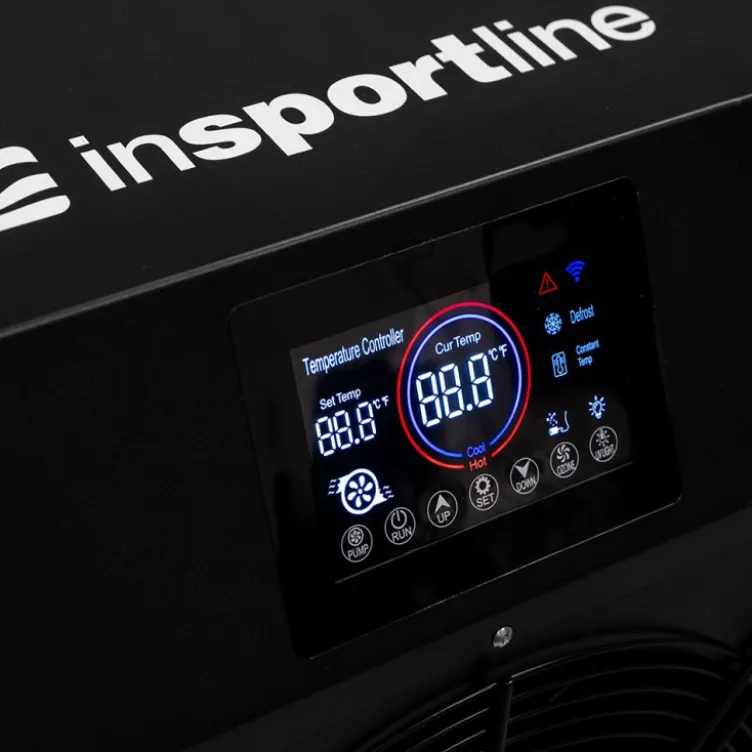 Bain gonflable de thérapie par le froid et le chaud 135 x 80 x 65 cm avec thermostat pour la santé du corps - 3°C jusqu'à 40°C