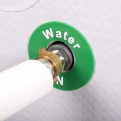 Bain gonflable de thérapie par le froid et le chaud 135 x 80 x 65 cm avec thermostat pour la santé du corps - 3°C jusqu'à 40°C