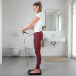 Balance intelligente et connectée d'analyse corporelle pour sportifs et sportives - 5 à 180 kg avec 8 électrodes