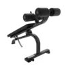Banc à abdominaux Titanium Strength à déclinaison ajustable avec capacité de charge de 200 kg - Black Séries BS-AAB