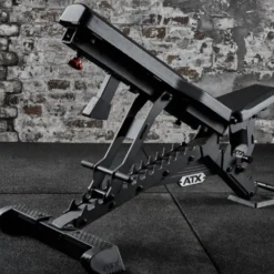 Banc ATX Warrior Slim avec dossier et siège réglables pour home-gym - Capacité de charge 500 kg