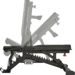 Banc ATX Warrior Slim avec dossier et siège réglables pour home-gym - Capacité de charge 500 kg