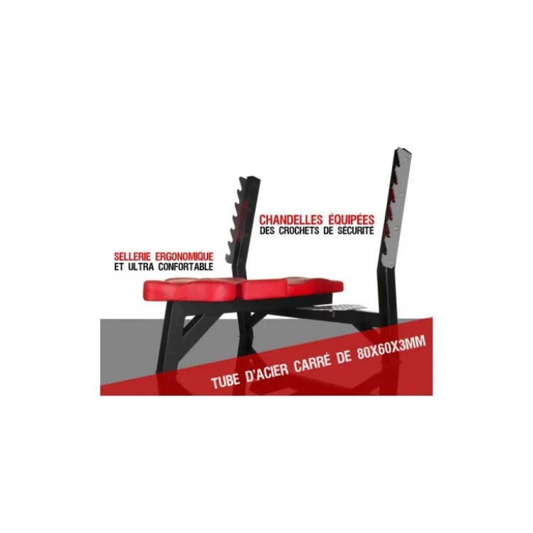 Banc Bench press développé couché capacité de charge 800 kg