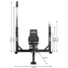Banc de développé couché ATX bench press réglable polyvalent avec support de barres