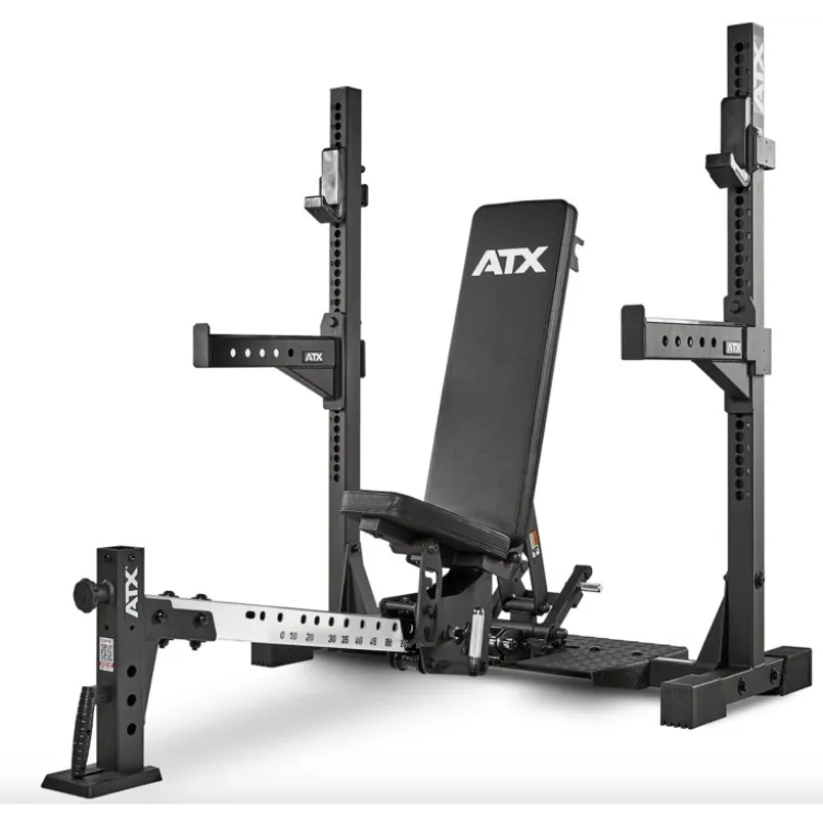 Banc de développé couché ATX bench press réglable polyvalent avec support de barres