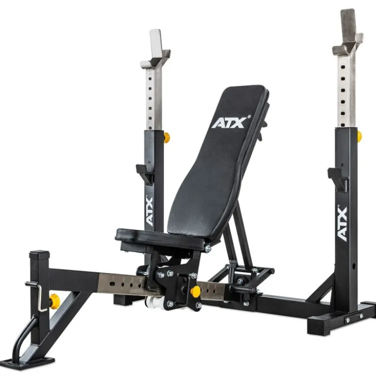 Banc de développé couché ATX bench press réglable polyvalent avec support de barres