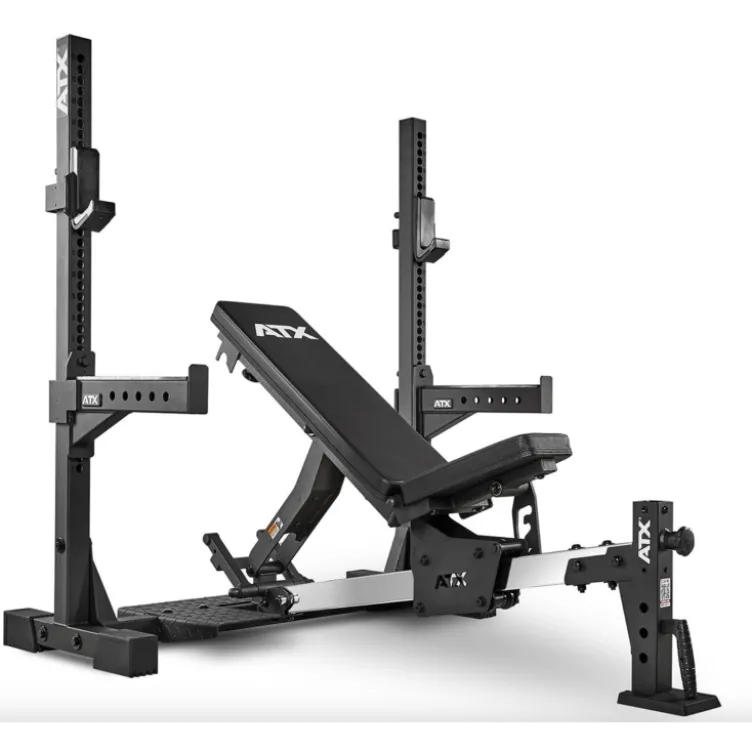 Banc de développé couché ATX bench press réglable polyvalent avec support de barres