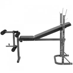 Banc de développé couché homegym réglable avec chandelles leg extension/curl