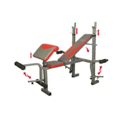 Banc de développé couché homegym réglable multifonction