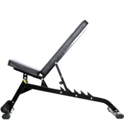 Banc de musculation ajustable Force USAavec rouleau de blocage des pieds - Charge max 250 kg