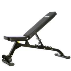 Banc de musculation ajustable Force USAavec rouleau de blocage des pieds - Charge max 250 kg