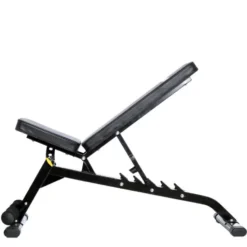 Banc de musculation ajustable Force USAavec rouleau de blocage des pieds - Charge max 250 kg