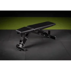 Banc de musculation ajustable avec roulettes de tranpsort pour homegym