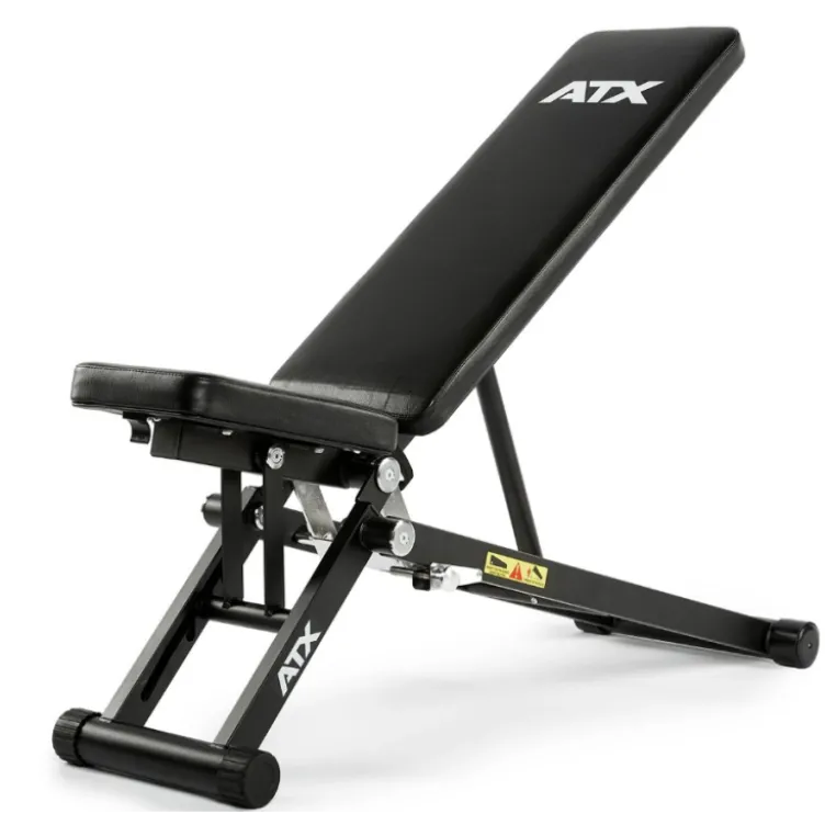Banc de musculation ATX compact entièrement pliable et réglable