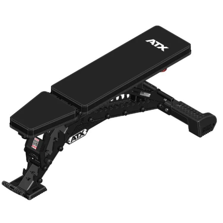 Banc de musculation ATX Warrior avec dossier large pour home-gym - Sellerie Grip en Polyuréthane