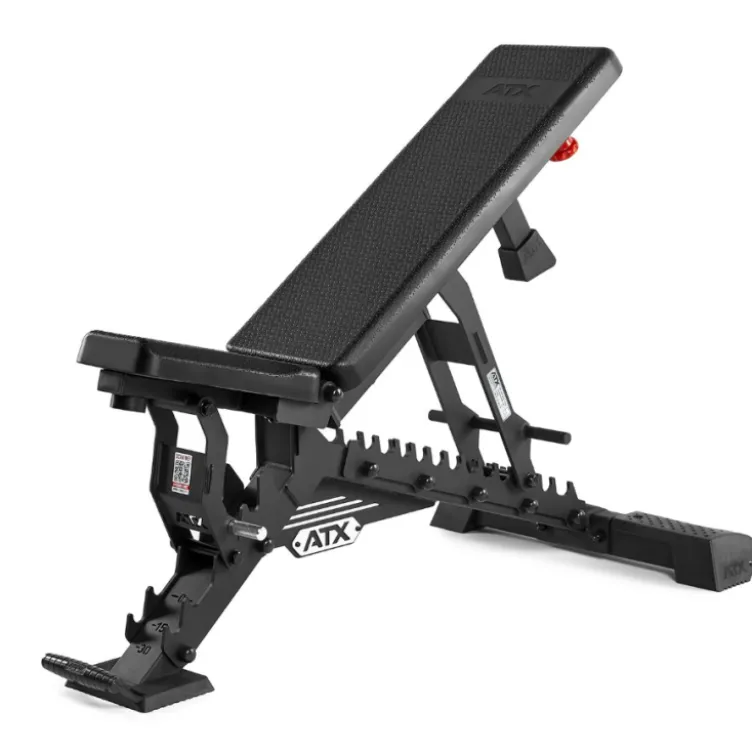 Banc de musculation ATX Warrior avec dossier large pour home-gym - Sellerie Grip en Polyuréthane