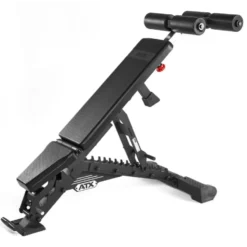 Banc de musculation ATX Warrior avec dossier large pour home-gym - Sellerie Grip en Polyuréthane