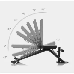 Banc de musculation Autark Hammer avec capacité de charge jusqu'à 450 kg - Position inclinée et déclinée