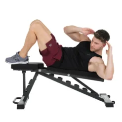 Banc de musculation avec capacité de charge de 250 kg - Incliné et décliné