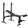 Banc de musculation avec chandelles et option leg curl extension pour Home-Gym - Capacité de charge 230 kg