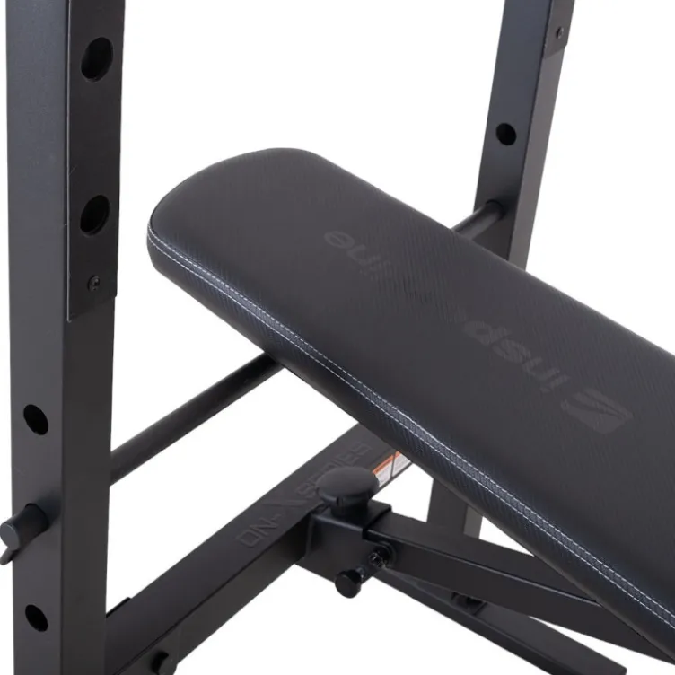 Banc de musculation avec chandelles et option leg curl extension pour Home-Gym - Capacité de charge 230 kg