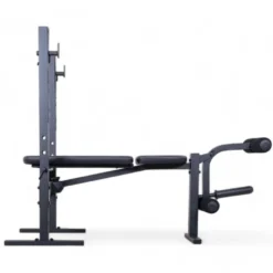 Banc de musculation avec chandelles et option leg curl extension pour Home-Gym - Capacité de charge 230 kg