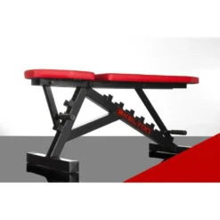 Banc de musculation avec dossier réglable sur 7 positions pour entraînement du haut du corps - Siège ajustable