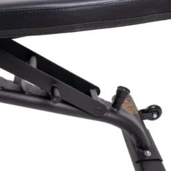 Banc de musculation avec dossier réglable et rouleaux de blocage pour abdominaux - Charge maximale 200 kg