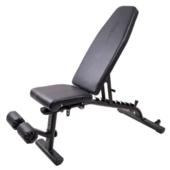 Banc de musculation avec dossier réglable et rouleaux de blocage pour abdominaux - Charge maximale 200 kg