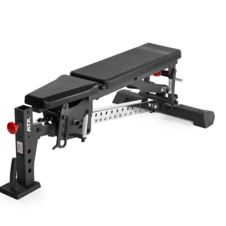 Banc de musculation avec support pour options avant et arrière - Sellerie ergonomique en polyuréthane avec capacité de 500 kg