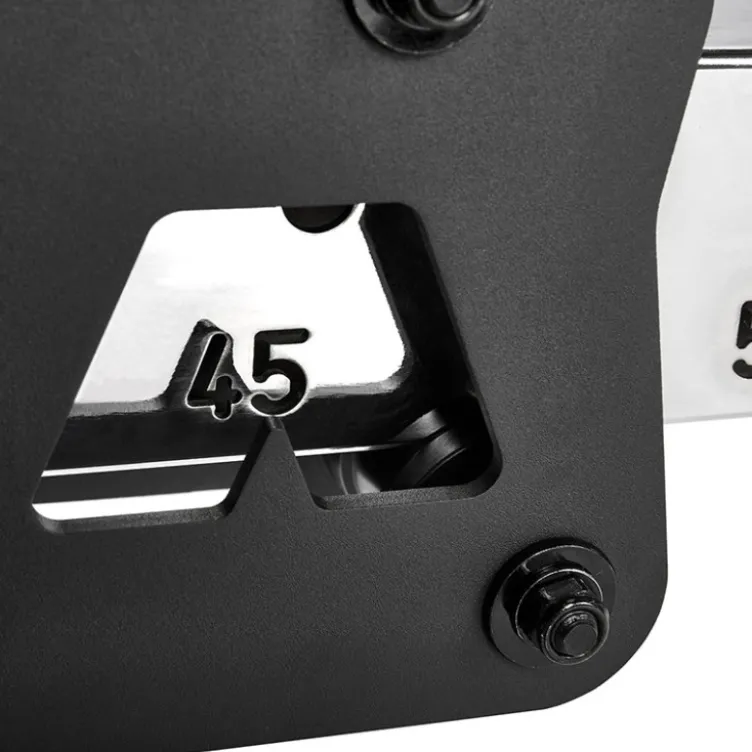 Banc de musculation avec support pour options avant et arrière - Sellerie ergonomique en polyuréthane avec capacité de 500 kg