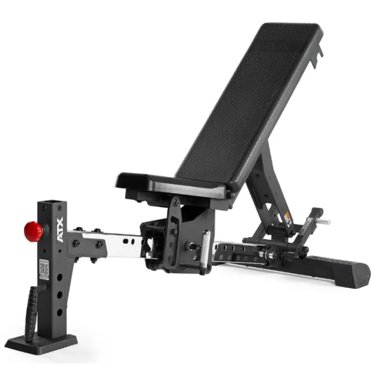 Banc de musculation avec support pour options avant et arrière - Sellerie ergonomique en polyuréthane avec capacité de 500 kg