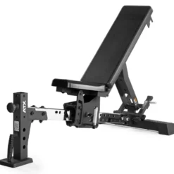 Banc de musculation avec support pour options avant et arrière - Sellerie ergonomique en polyuréthane avec capacité de 500 kg