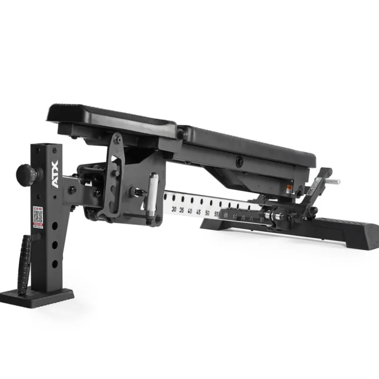 Banc de musculation avec support pour options avant et arrière - Sellerie ergonomique en polyuréthane avec capacité de 500 kg