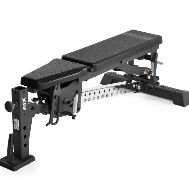 Banc de musculation avec support pour options avant et arrière - Sellerie ergonomique en polyuréthane avec capacité de 500 kg
