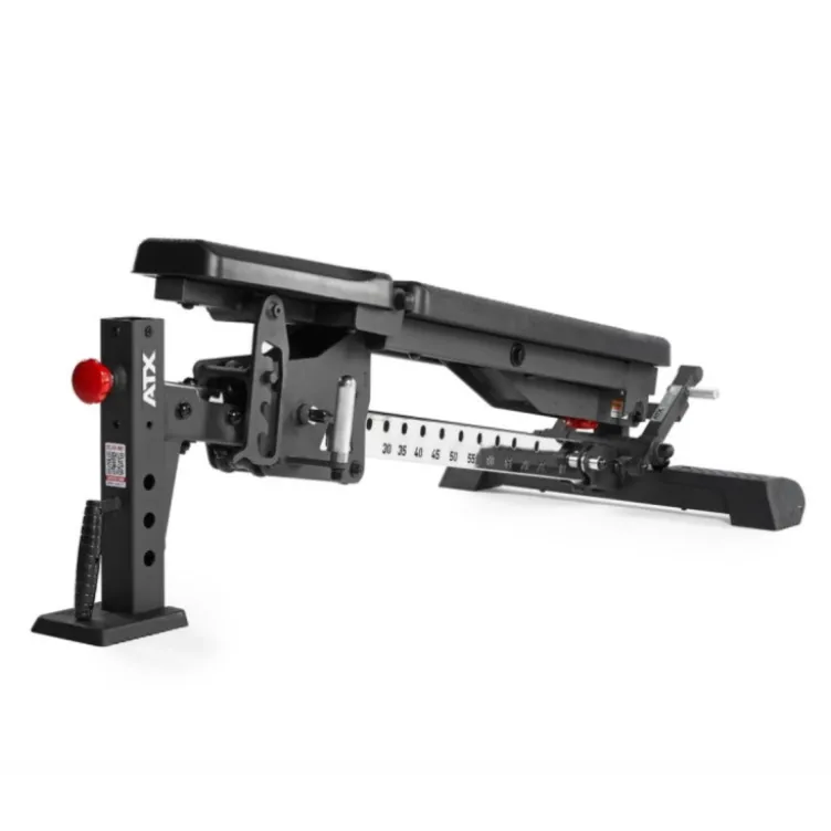 Banc de musculation avec support pour options avant et arrière - Sellerie ergonomique en polyuréthane avec capacité de 500 kg