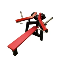 Banc de musculation Chest Press à charges libres avec bras convergents - Développé couché à plat
