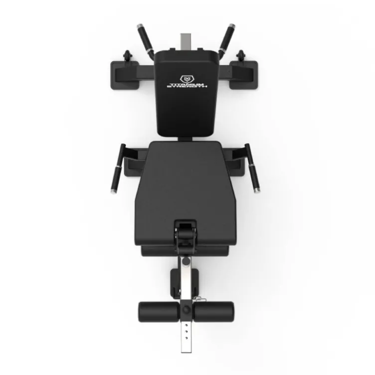 Banc de musculation combiné leg curl et leg extension 150X Titanium Strength à capacité de charge 150 kg
