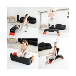 Banc de musculation combiné step avec compartiment de rangement – Capacité max 180 kg