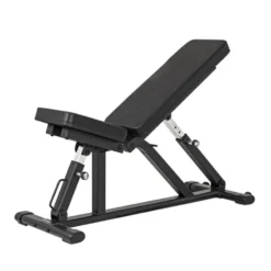 Banc de musculation compact avec dossier et siège réglable pour entraînement en home gym