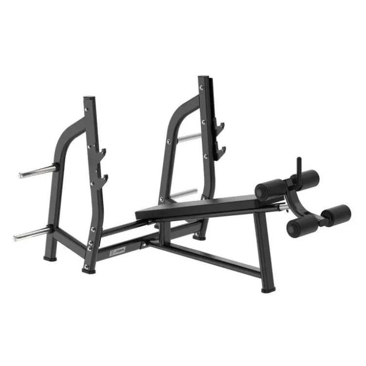 Banc de musculation décliné haut de gamme capacité de charge 200 kg - Black Series Titanium Strength
