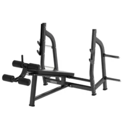 Banc de musculation décliné haut de gamme capacité de charge 200 kg - Black Series Titanium Strength