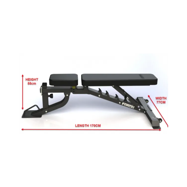 Banc de musculation FID pour exercice développé incliné et décliné avec capacité de charge 600 kg - Force USA